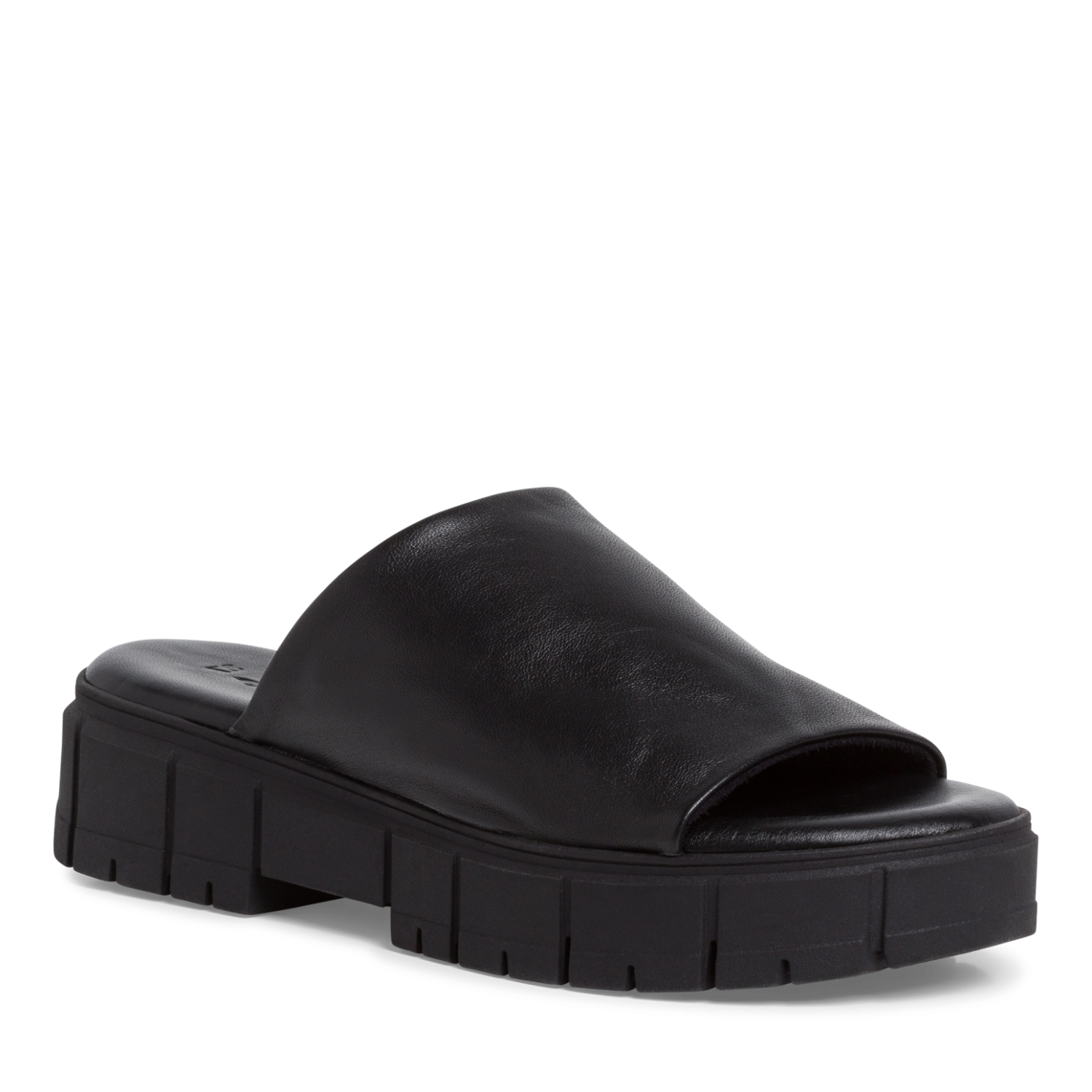 Tamaris - Slippers i skind, 44-0314 - Sort - 40