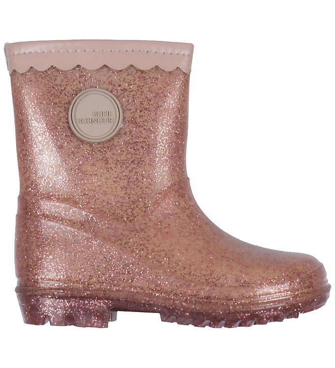 Sofie Schnoor Gummistøvler i Rosa med Glimmer