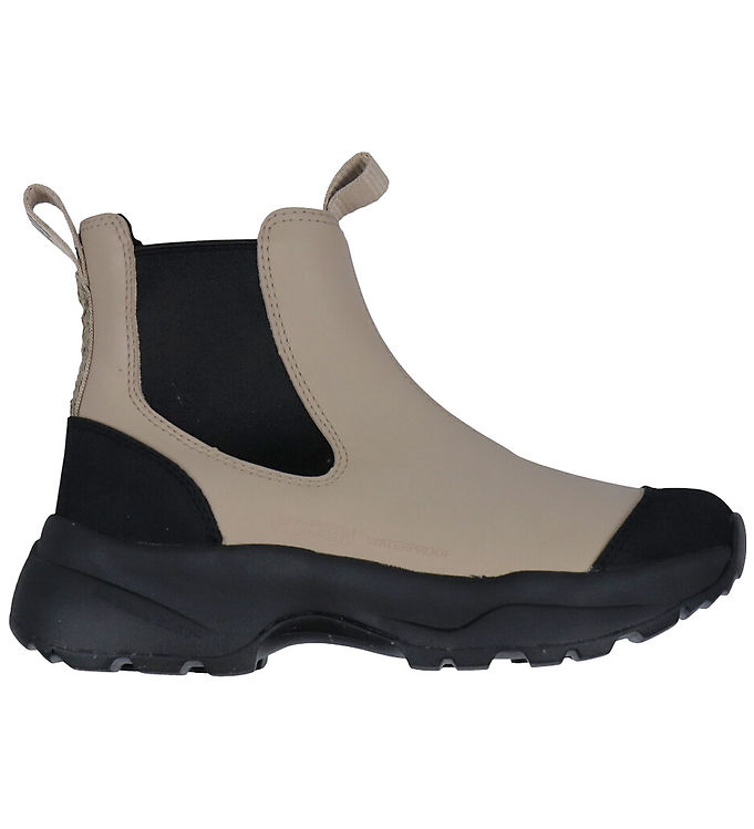 Woden Gummistøvler Siri i Taupe - Kort Design