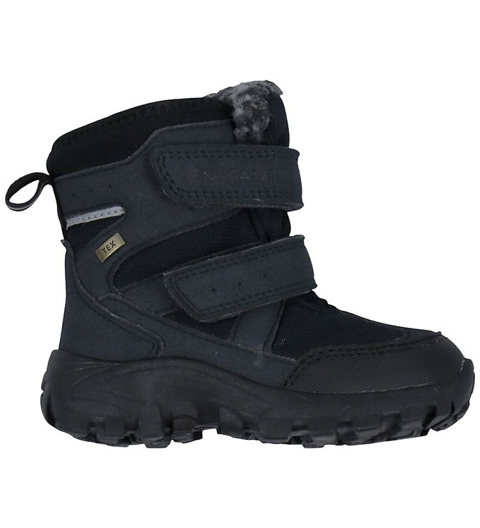 En Fant Vinterstøvler - Velcro TEX - Ebony
