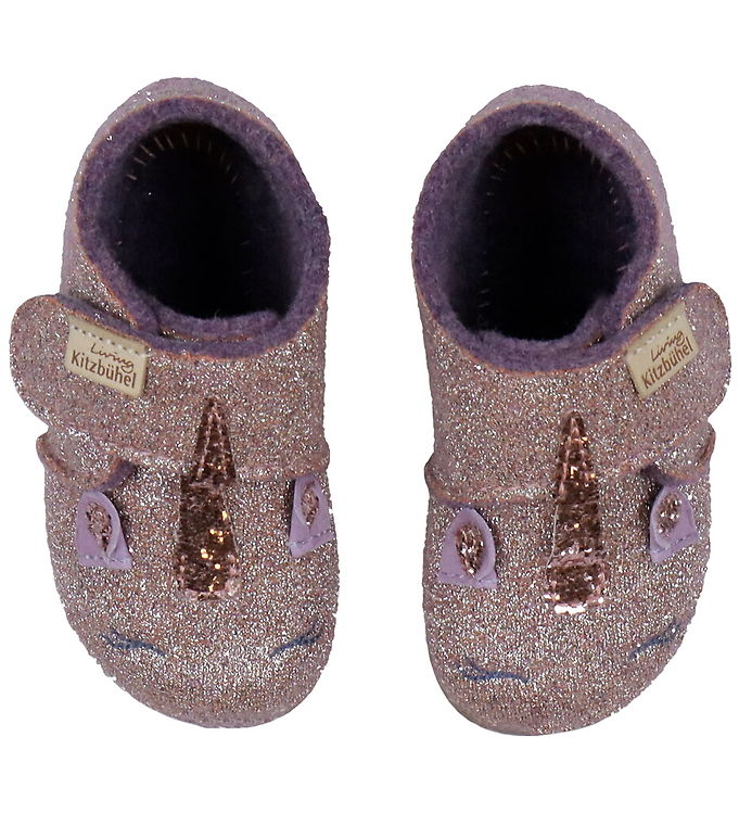 Living Kitzbühel Hjemmesko - Uld - Enhjørning - Antico Rosso