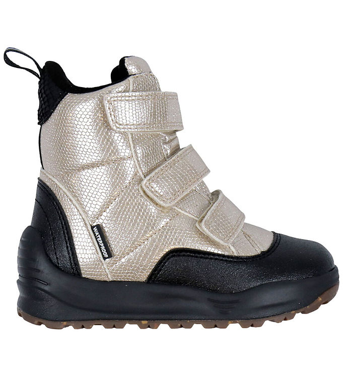 Woden Vinterstøvler - Adrian Glitter i Guld på udsalg!