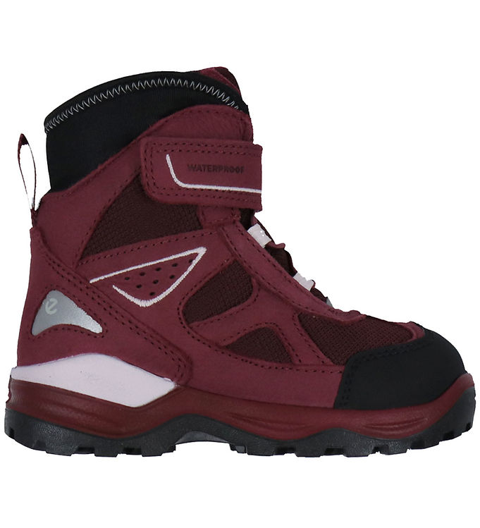 Ecco Vinterstøvler - Snow Mountain - BLACK/RED PLUM/DARK RUBY