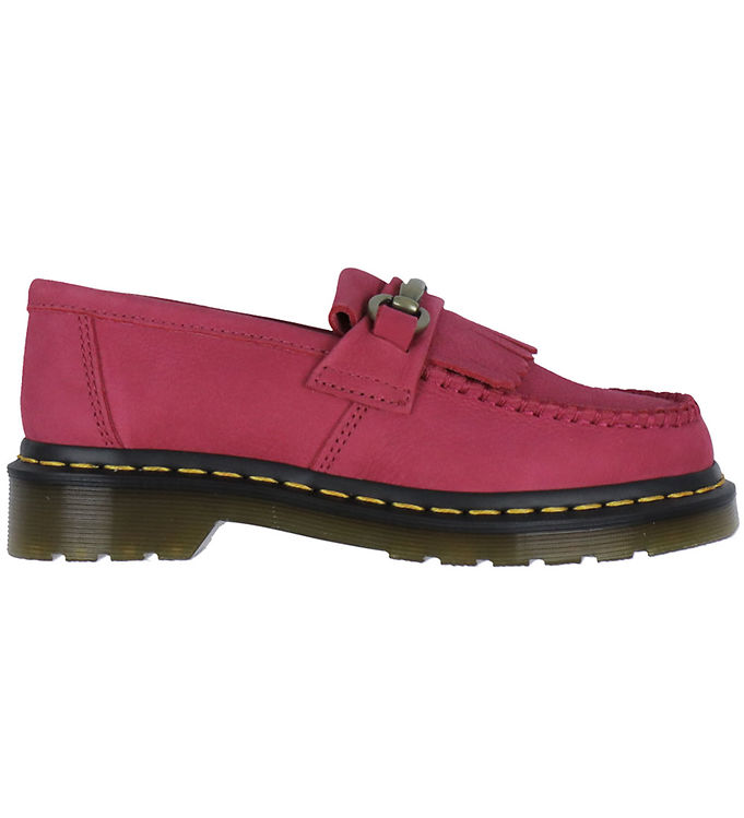 Dr. Martens sko - Adrian Snaffle - Fuchsia Pink Milled