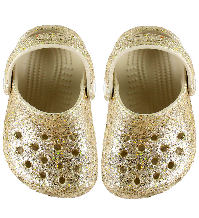 Crocs Sandaler - Classic Chunky Glitter - Sandstone