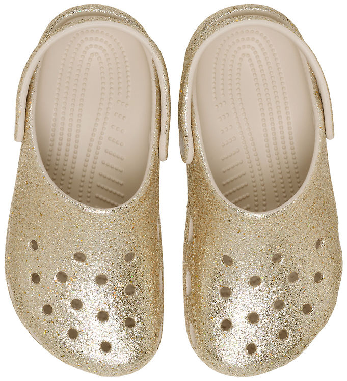 Crocs Sandaler - Classic Chunky Glitter - Sandstone