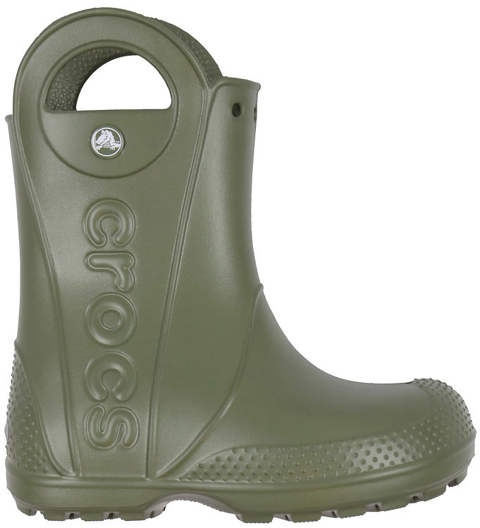 Crocs Gummistøvler - Handle It Rain Boot K - Army Green