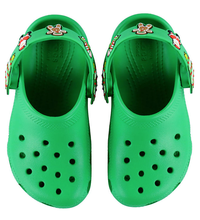 Crocs Sandaler m. Lys - Classic Clog T - Grass Green