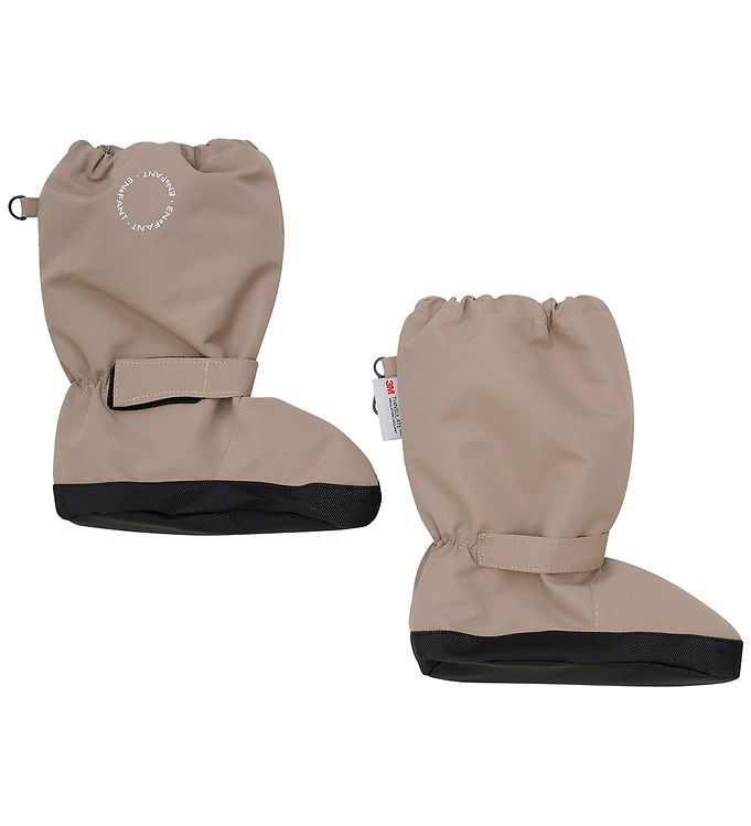 En Fant Overtrækssko m. Fleece - Fungi