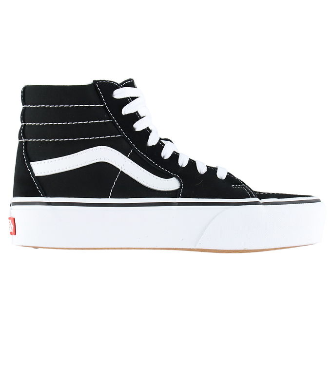 Vans Støvler - Sk8-Hi - Platform 2 - Black/True Whit