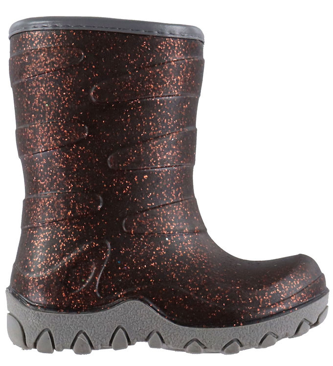 Mikk-Line Termostøvler - Glitter - French Roast