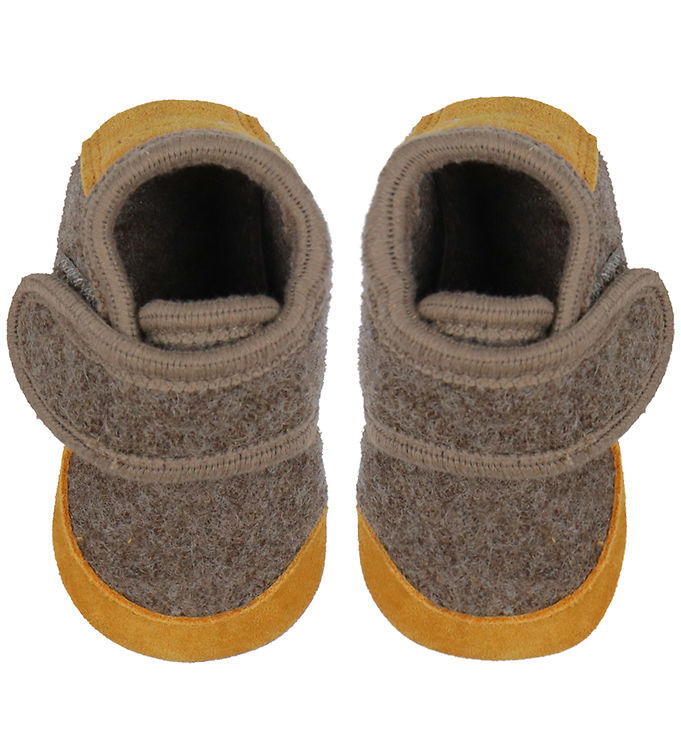 En Fant Hjemmesko - Uld - Walnut