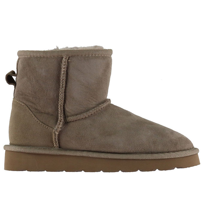 Rosemunde Bamsestøvler - Lammeskind - Elk Brown