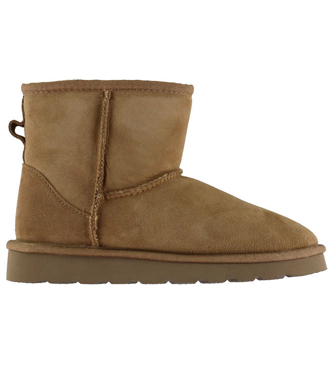 Rosemunde Bamsestøvler - Lammeskind - Almond