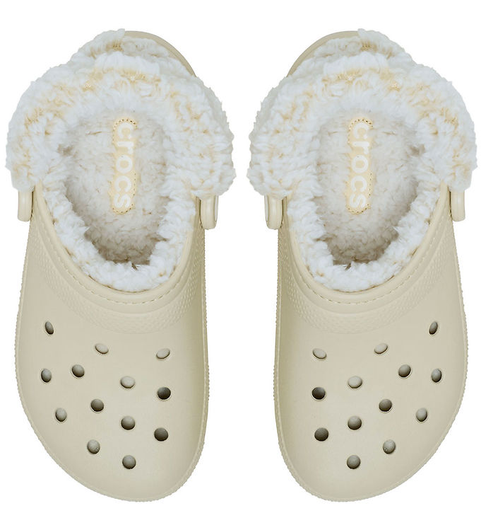 Crocs Sandaler m. For - Classic Lined Clog - Bone
