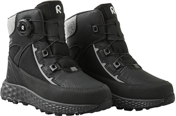 Reima Hallava Quicklock vinterstøvle, sort