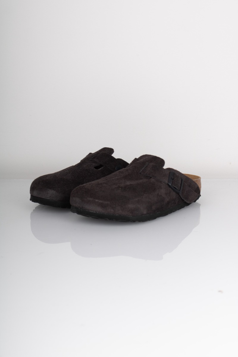 Birkenstock - Sko - Boston Suede Leather - Velvet grey